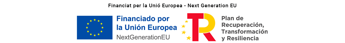 Logotips de finançament de la Unió Europea Next Generation EU i Kit Digital